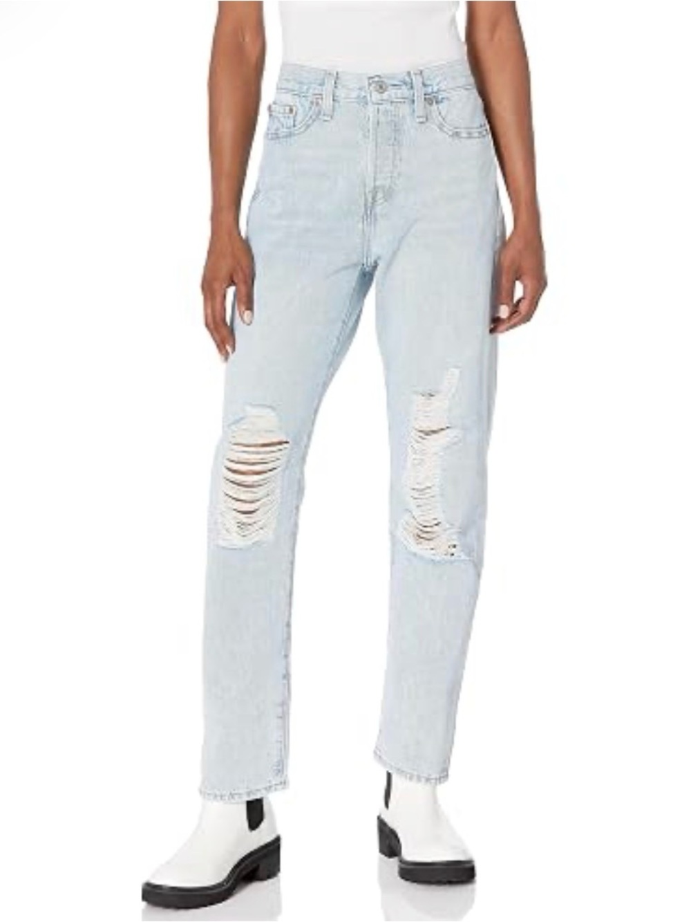 Levi’s Wedgie Straight Jeans W25 Light Wash